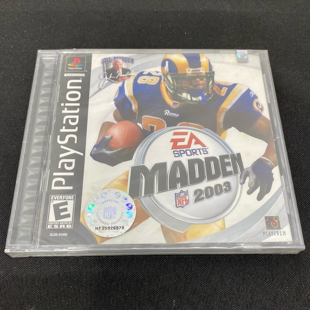 New Sealed PS1 EA Sports Madden NFL 2003, PlayStation 1 PS1